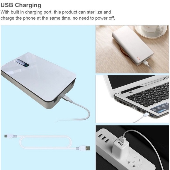 NEW 3 in 1 Smartphone Sanitizer & Charger with Aromatherapy Diffuser - Picture 8 of 10